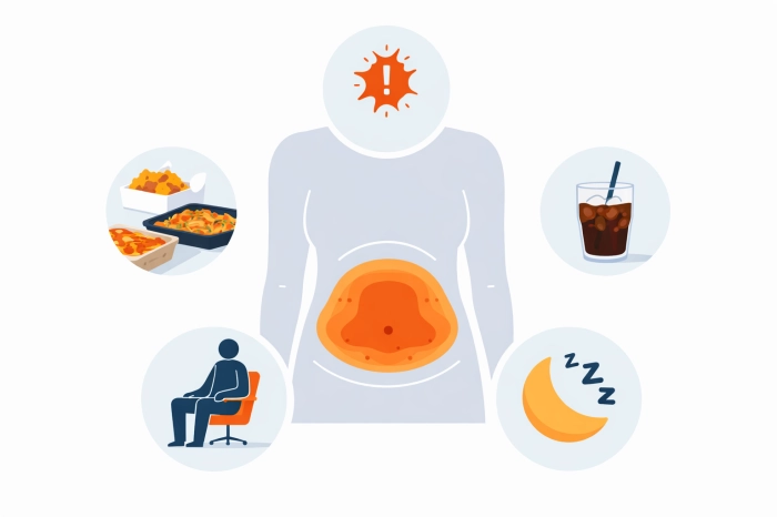 복부비만 없애는 처방 4가지