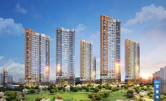 양원지구신내역금강펜테리움센트럴파크조감도