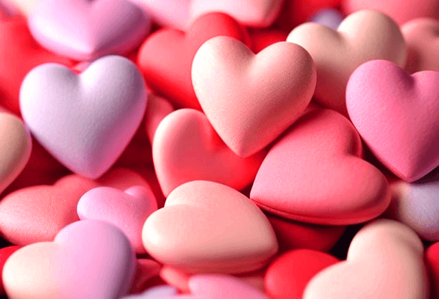 분홍색 하트 모양의 알약들이 가득하다. 크기도 좀 큰 편이다.