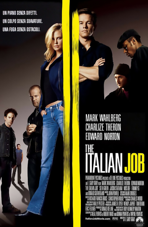 영화 이탈리안 잡 포스터, 금고털이와 복수를 그린 범죄 액션 도둑영화