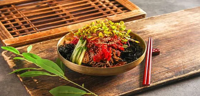 진천막국수