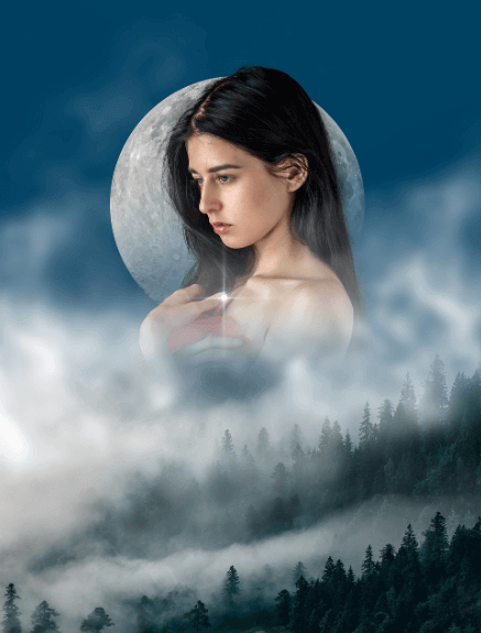 누워서 정면을 바라보는 여성