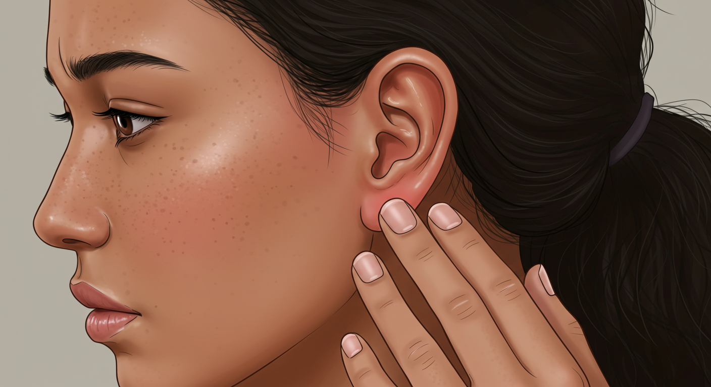 염증반복&amp;#44; 진물&amp;#44; 이비인후과