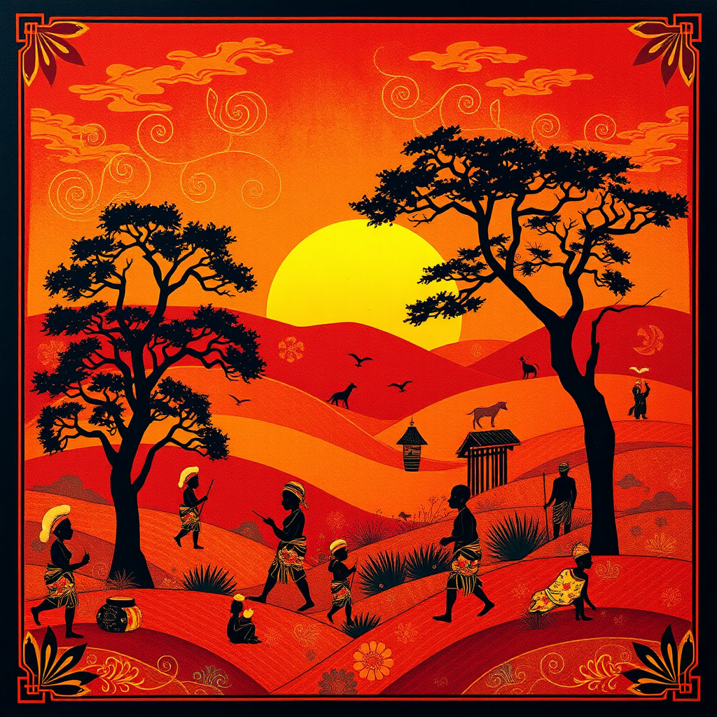 아프리카의 동양미술 선호작 (화가, 작품)