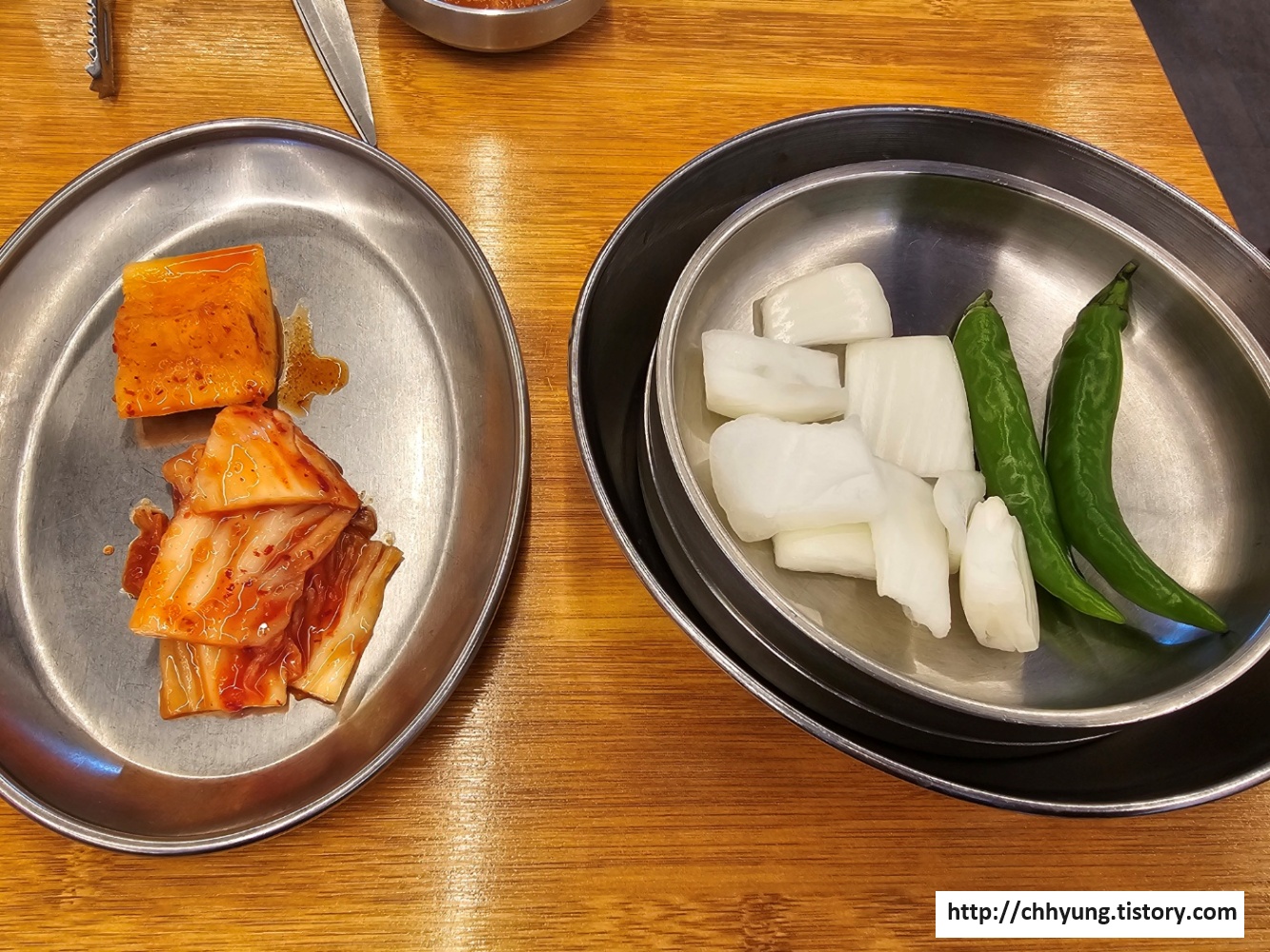 안양 인덕원 맛집 '천옥집' - 밑반찬