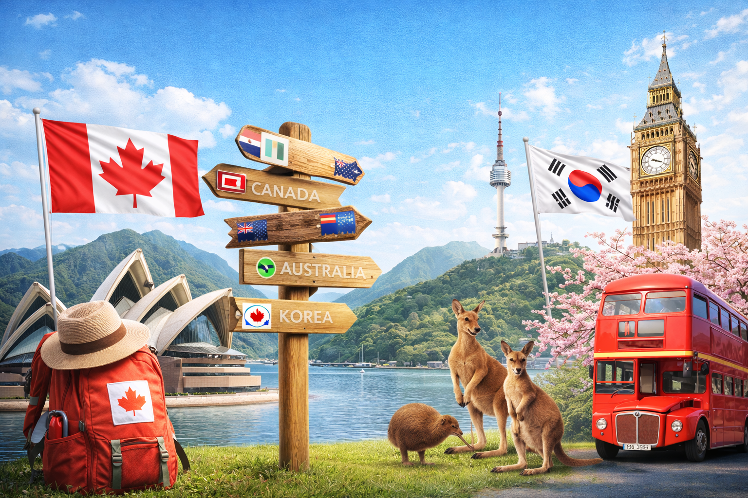 워킹홀리데이 관련 사진첨부