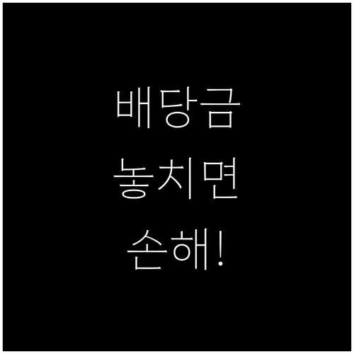 삼성전자 배당금 지급일과 주식 보유 ..