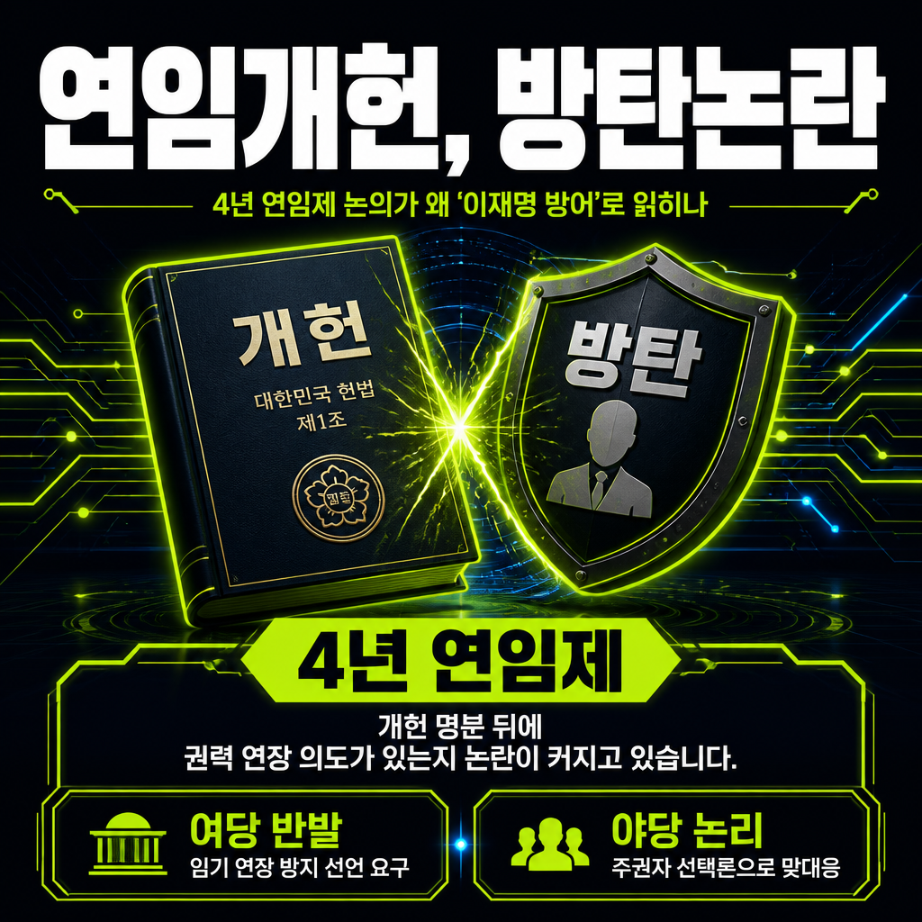 연임개헌, 방탄논란