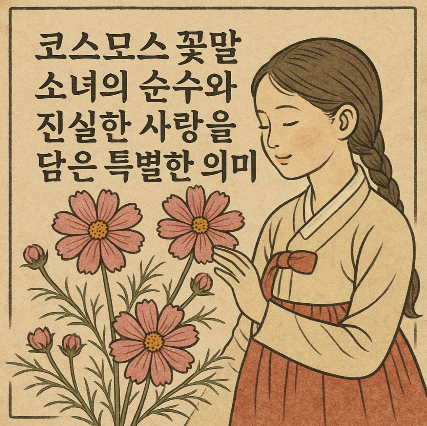 코스모스 꽃말 소녀의 순수와 진실한 사랑을 담은 특별한 의미