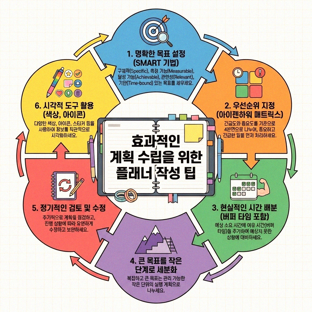 나에게 딱 맞는 하루 루틴 만들기 플래너 활용의 모든 것