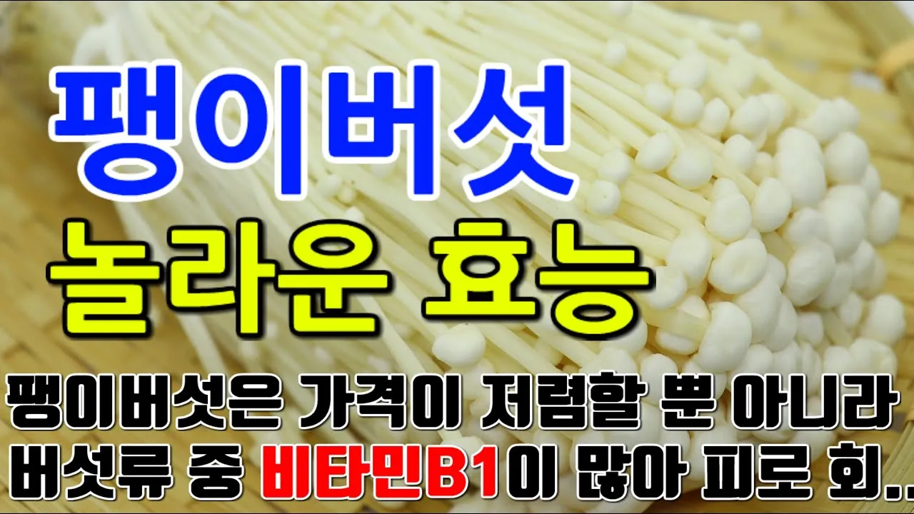 팽이버섯 효능_1