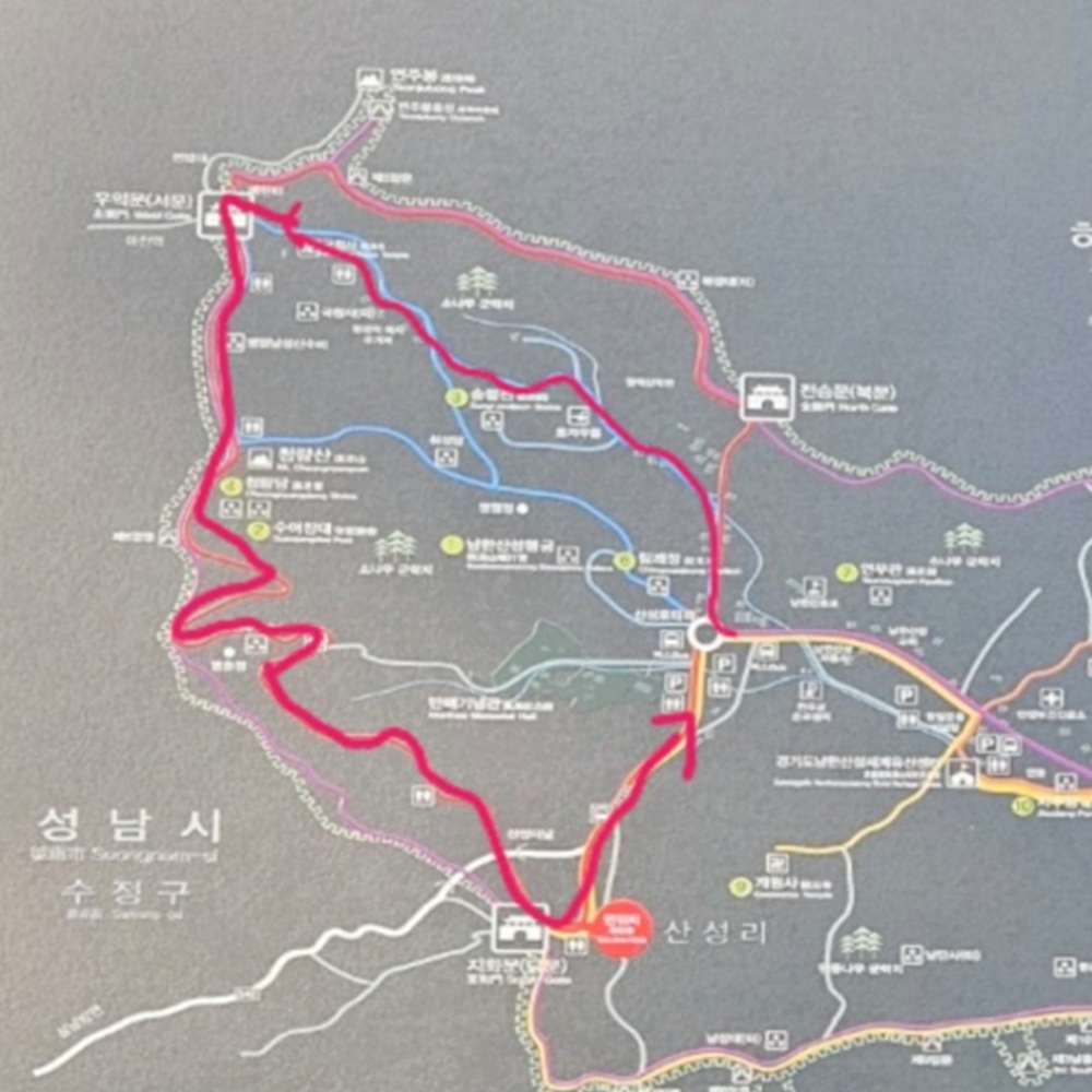 남한산성 단풍시기