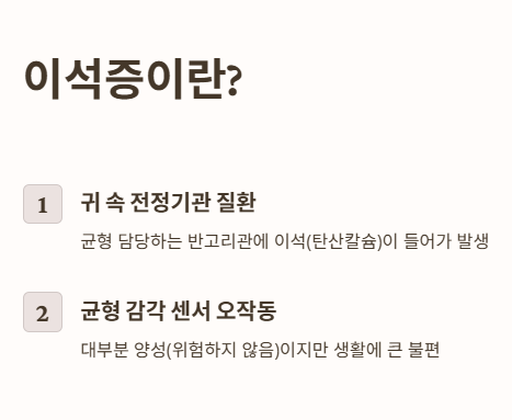 이석증이란