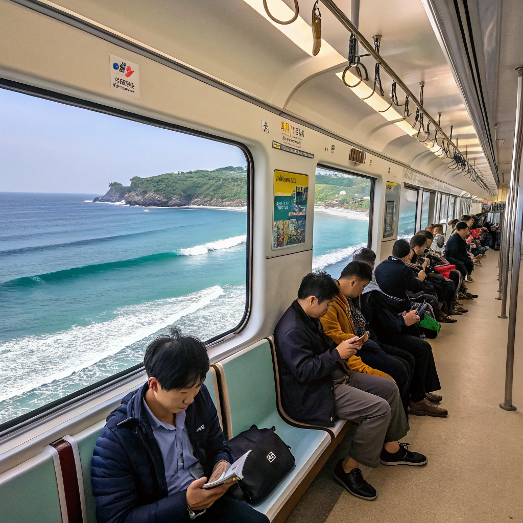 지하철로 갈수있는 바닷가 여행지