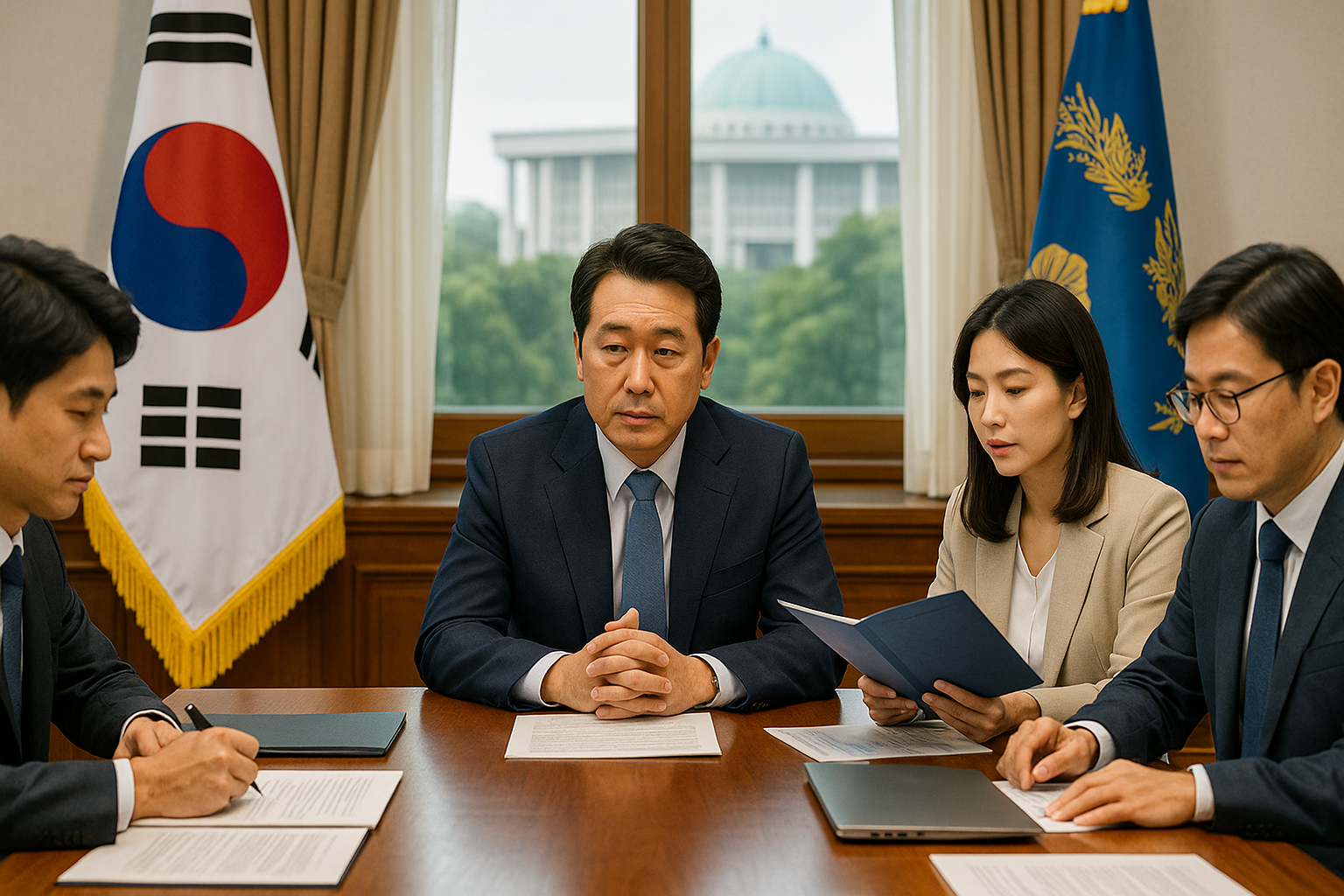 주요 공직자들의 정책 점검 회의