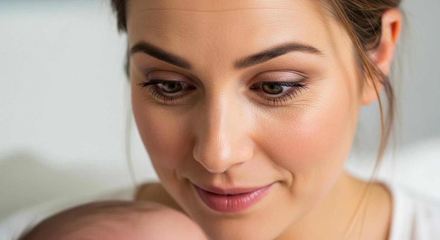 아기 열꽃 얼굴