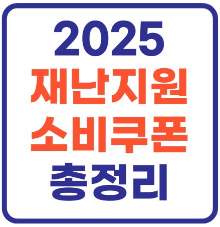재난지원금 신청방법(2025년)