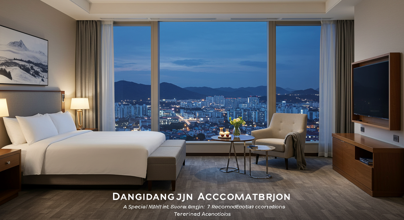 🏨 당당진 숙소, 당진에서의 특별한 하룻밤: 감성 가득한 숙소 추천 7선 🏨
