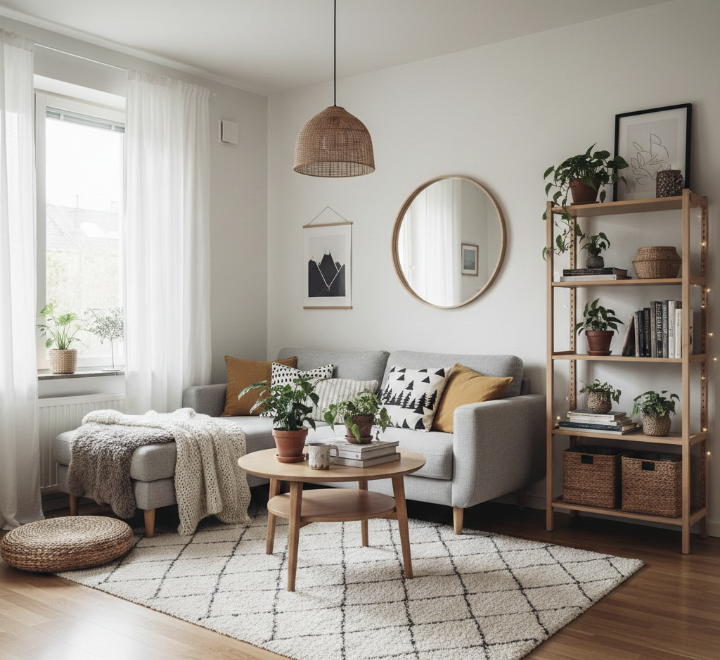 좁은집 스타일 비교 미니멀, 북유럽, 감성