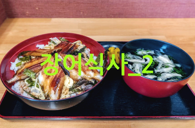 민물장어 식사