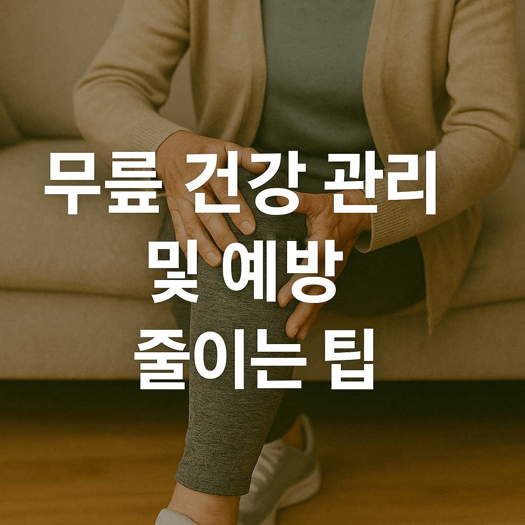 무릎 건강관리