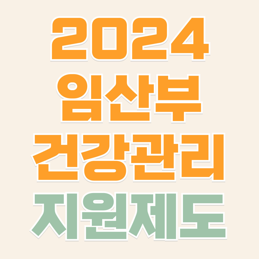 2024 임산부 건강관리