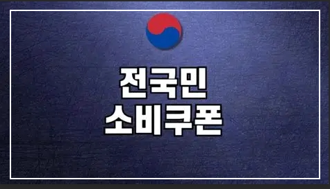 소비쿠폰신청방법총정리