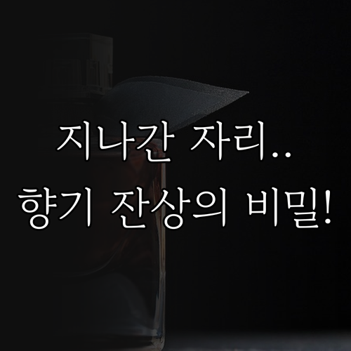 사용자 이동 경로에 남는 향기 잔상 ..