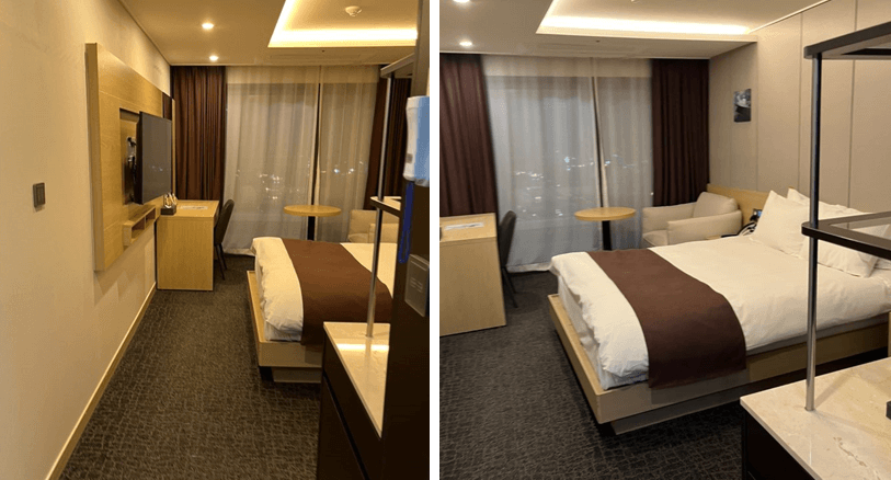 객실-내부-침대-TV-소파-의자-등