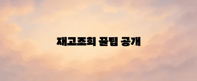 다이소몰 인터넷 쇼핑몰 상품검색 재고조회 방법