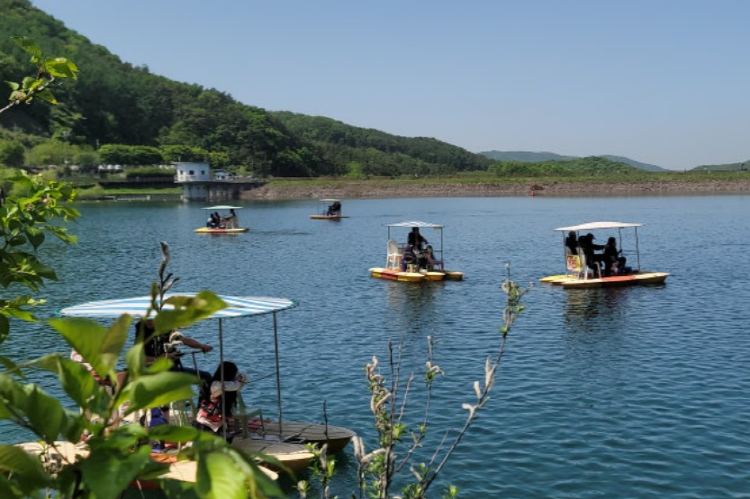 마장호수 출렁다리