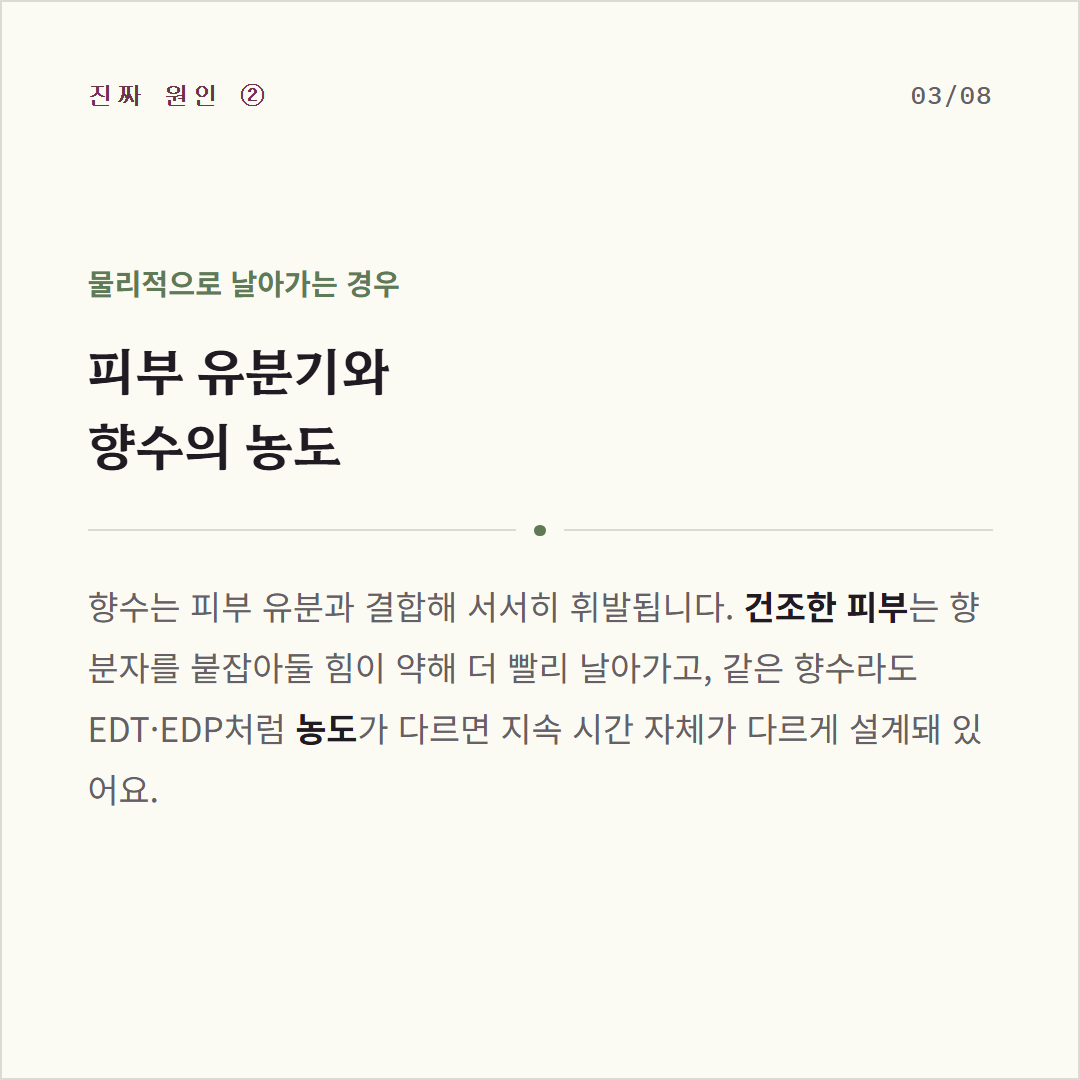 향수 지속력 이슈 사진