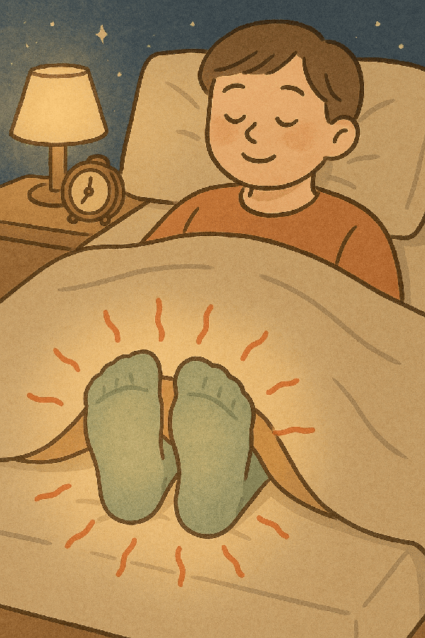 발바닥은 &lsquo;수면 버튼&rsquo;이다 &ndash; 뇌가 잠들 준비를 하는 신호