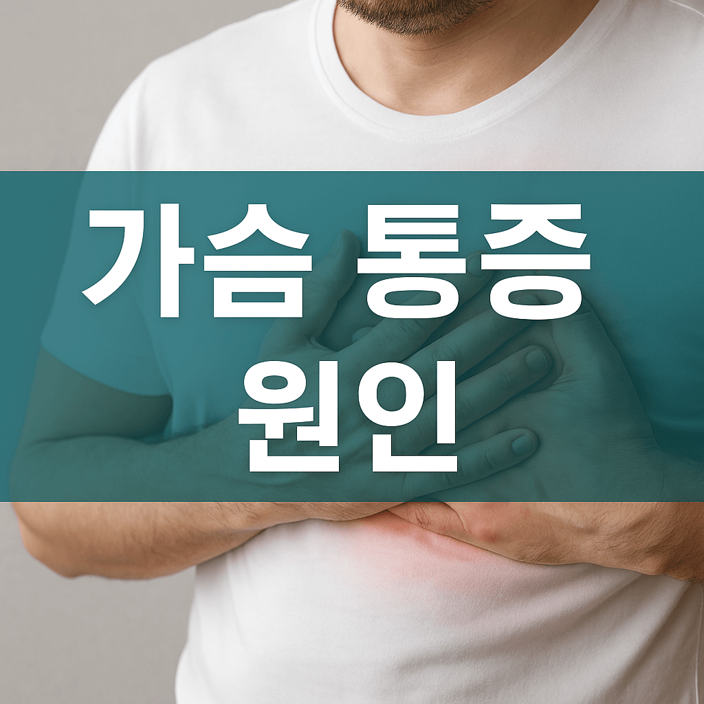 갑자기 찾아오는 가슴 통증, 그 원인 10가지와 병원 가야 할 신호