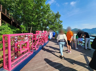 만천하스카이워크입구