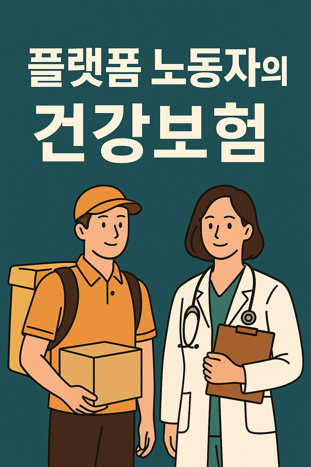 플랫폼 노동자의 건강 보호 관련 사진