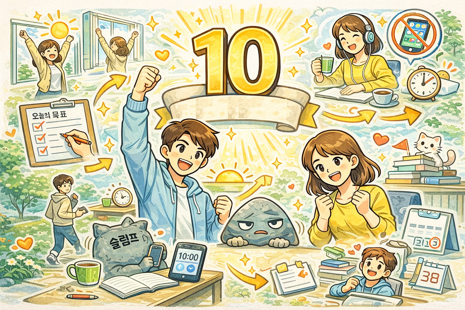 슬럼프에서 빠르게 벗어나는 행동 전략 10가지