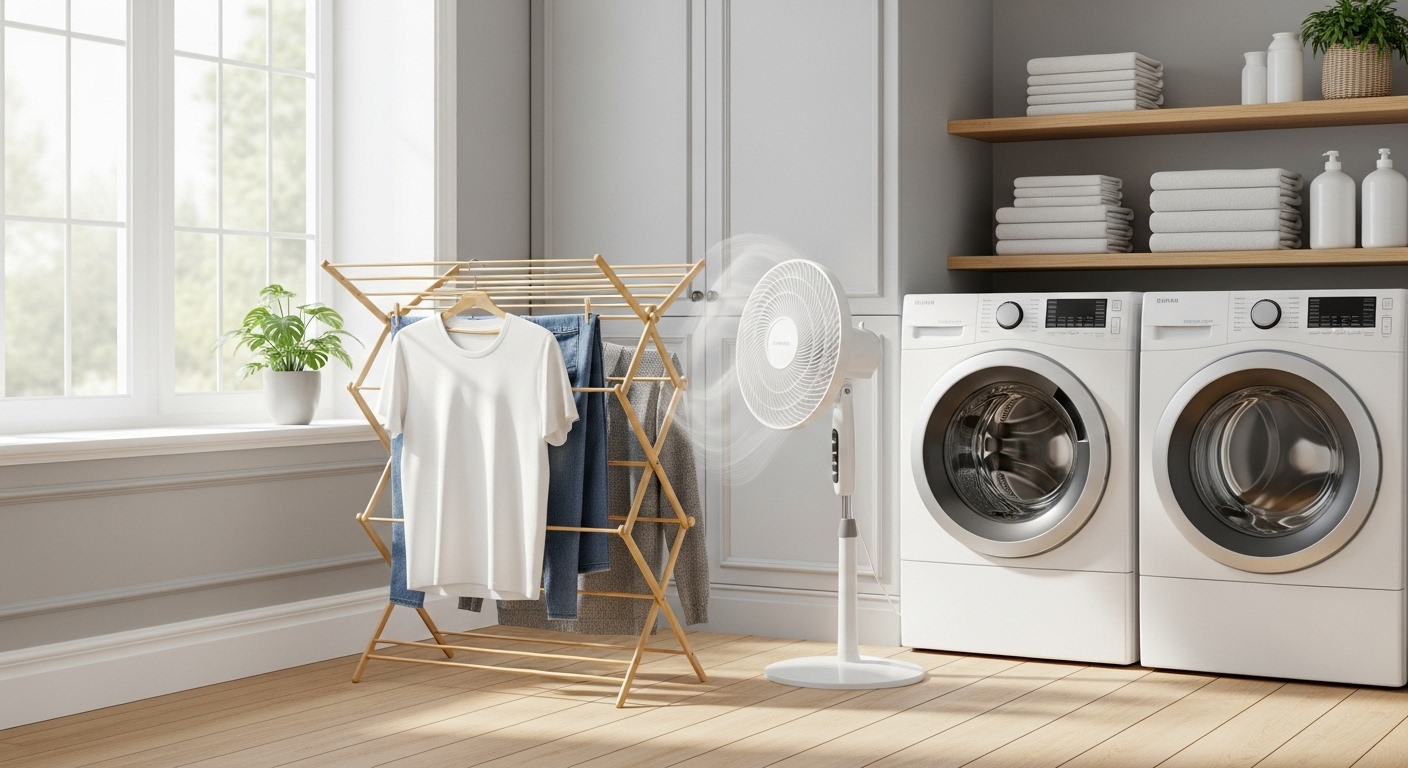 세탁물 냄새 없이 말리는 실전 팁