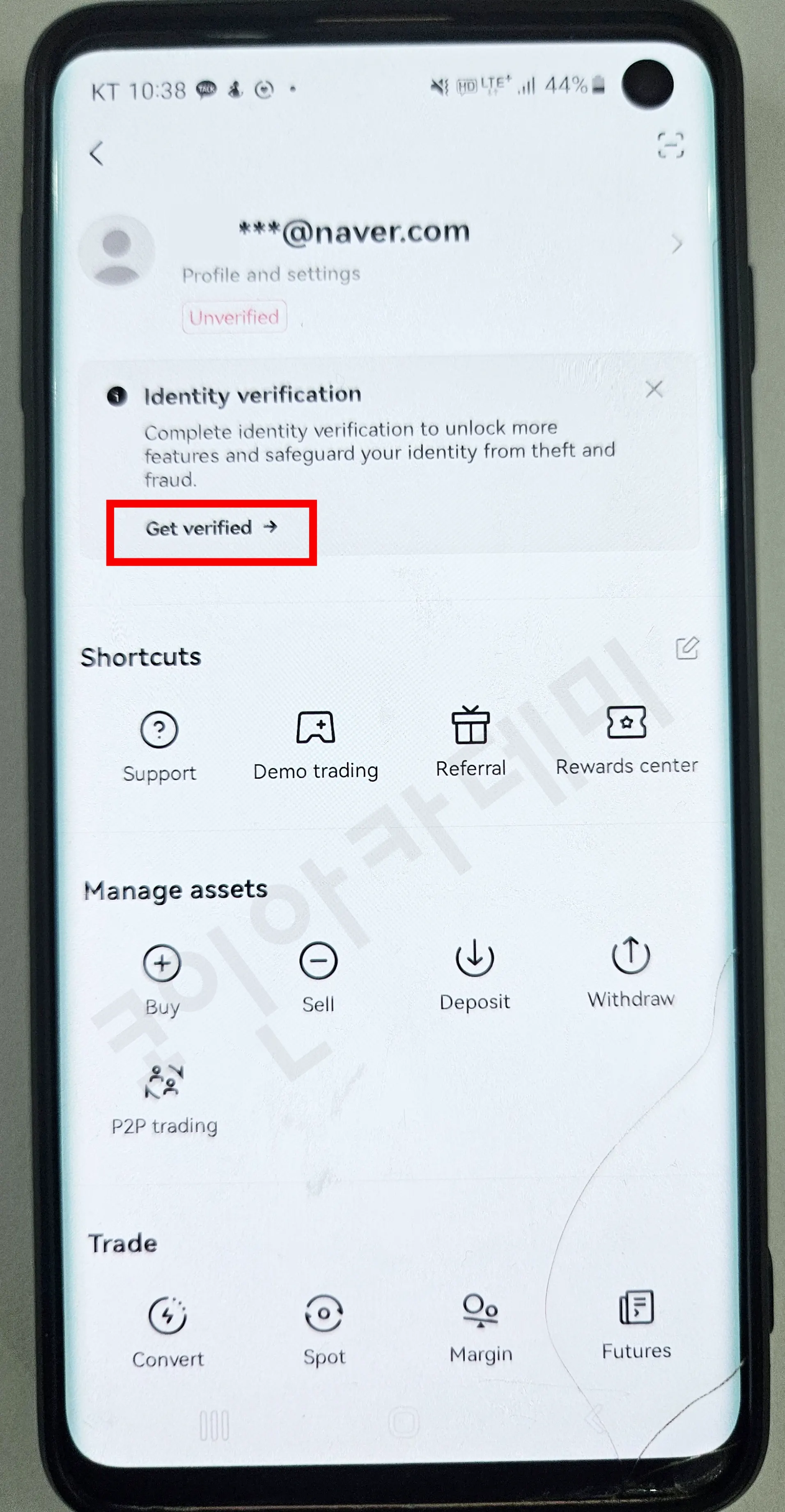 OKX get verified