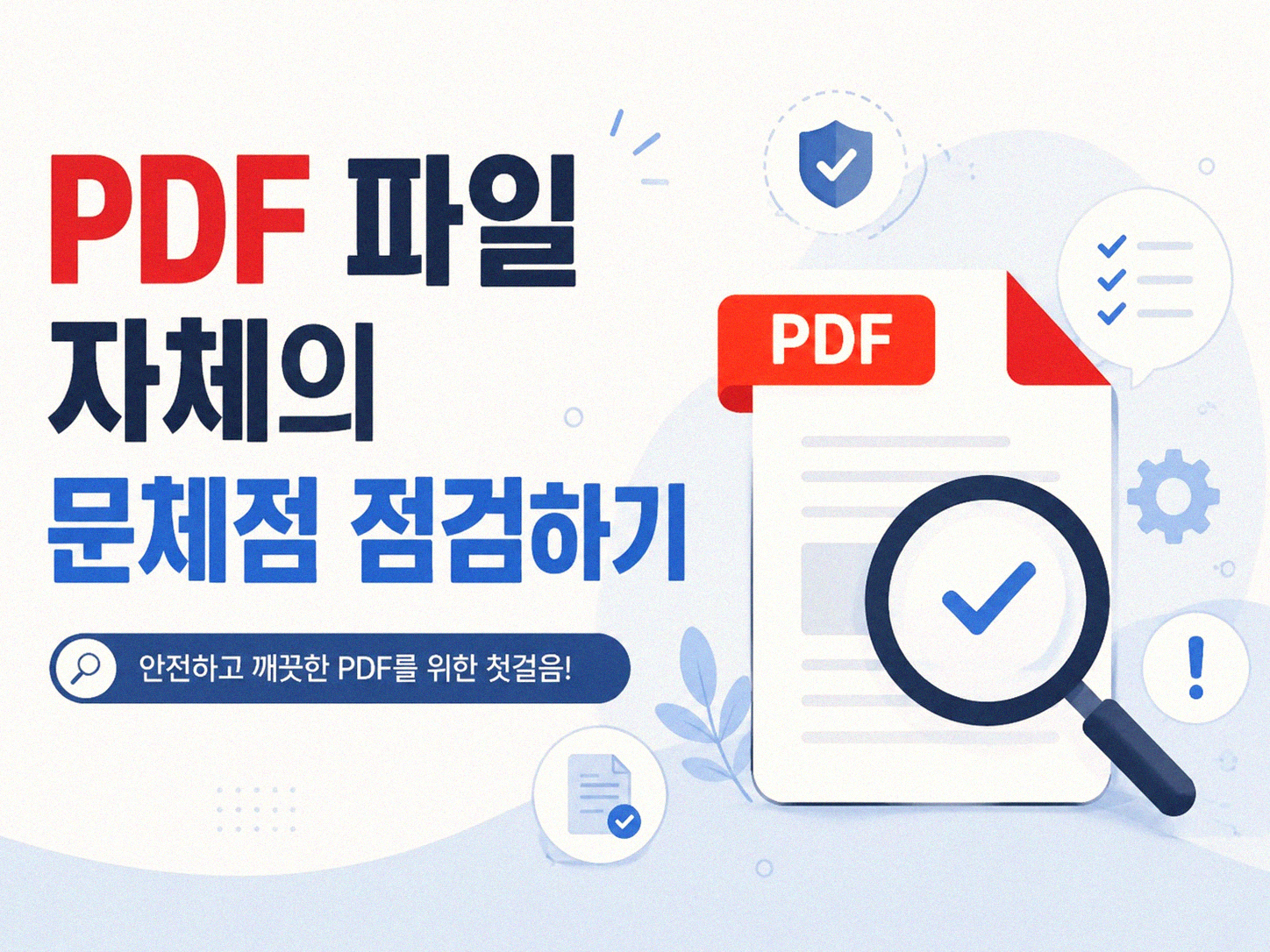 PDF 문서 인쇄가 안 될 때 확인하는 순서