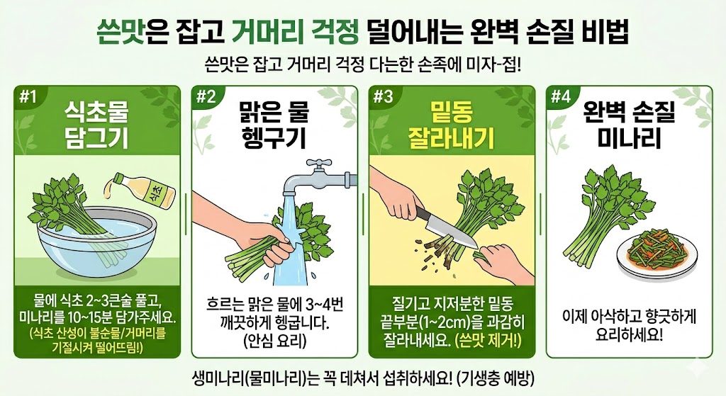 미나리 요리