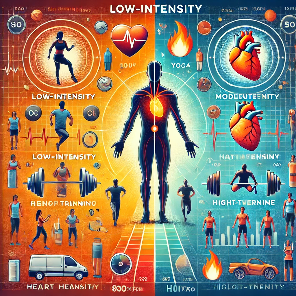 다양한 운동 강도가 신체에 미치는 영향