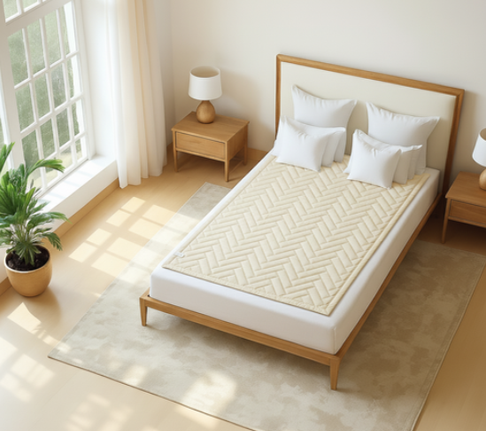 한일의료기 전자파없는 탄소 카본 전기매트 전기요 2인용 더블