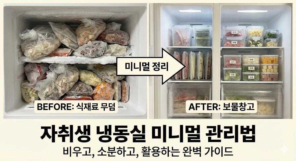 자취생을 위한 냉동실 미니멀 관리법