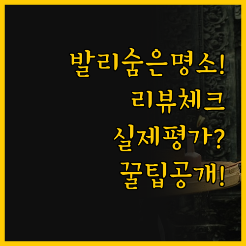 발리 숨은 명소 게스트하우스 리뷰로 ..