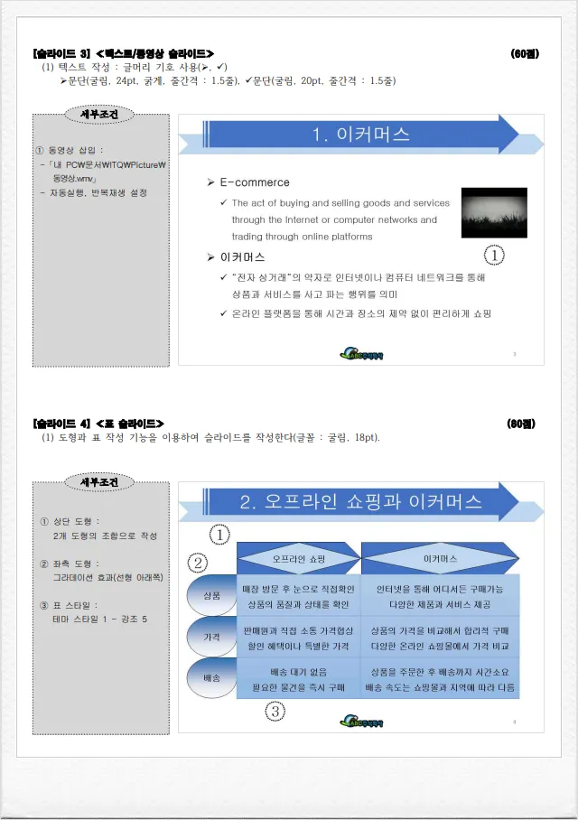 ITQ 파워포인트 실무기술 슬라이드구성 디자인요령_2
