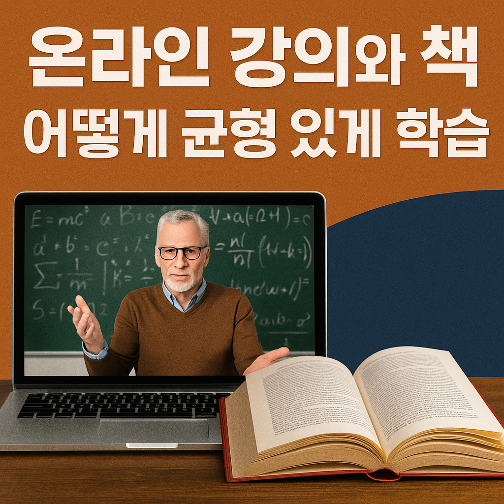 온라인 강의와 책, 어떻게 균형 있게 학습할까