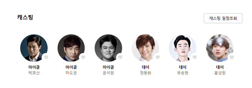 캐스팅 사진