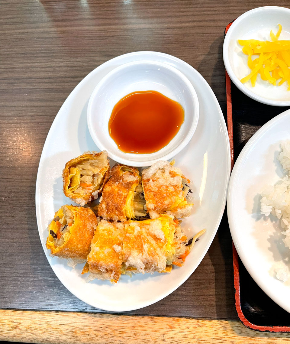 하루마키 춘권 정식