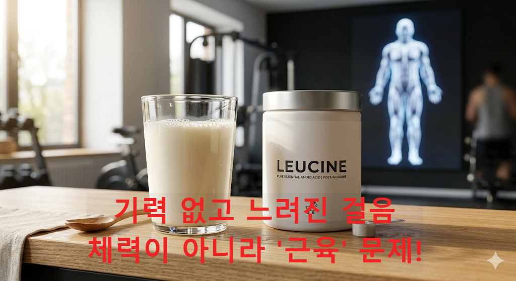 근육 합성을 돕는 류신 영양제와 소화가 편한 산양유 단백질 이미지